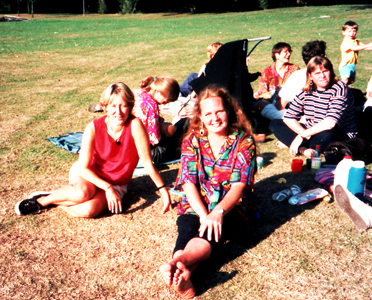 Jo, Sophie and Becks