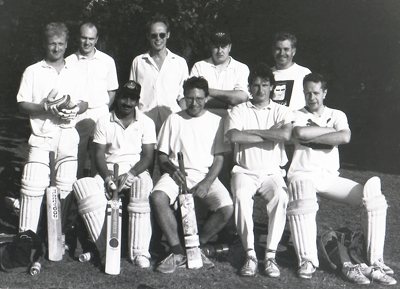 Matt F, Chris, Stuart, Tom, Gareth; Raj, Ben, Paddy, Dave